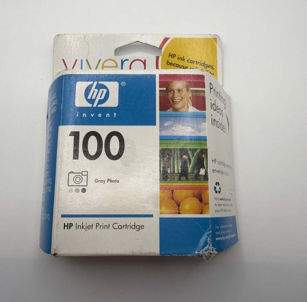 HP 100 Gray Photo Inkjet Print Cartridge C9368AN